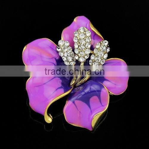 Wholesale women christmas brooch 2016 rhinstone snowflake christmas brooch for wedding
