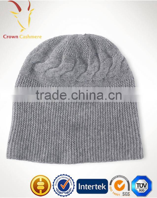 Lovely Cashmere Beanie Handmade Hat, Girls Cute Beanie Hat