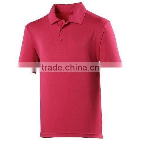 Custom design 100% polyester color plain eyelet sports fabric polo shirt
