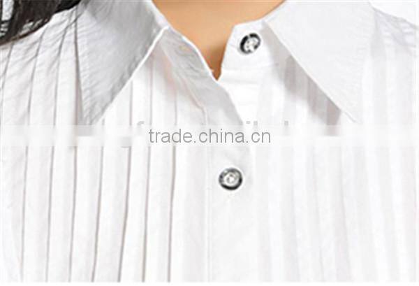 Fashion Solid Color Single - Breasted Women's Shirt