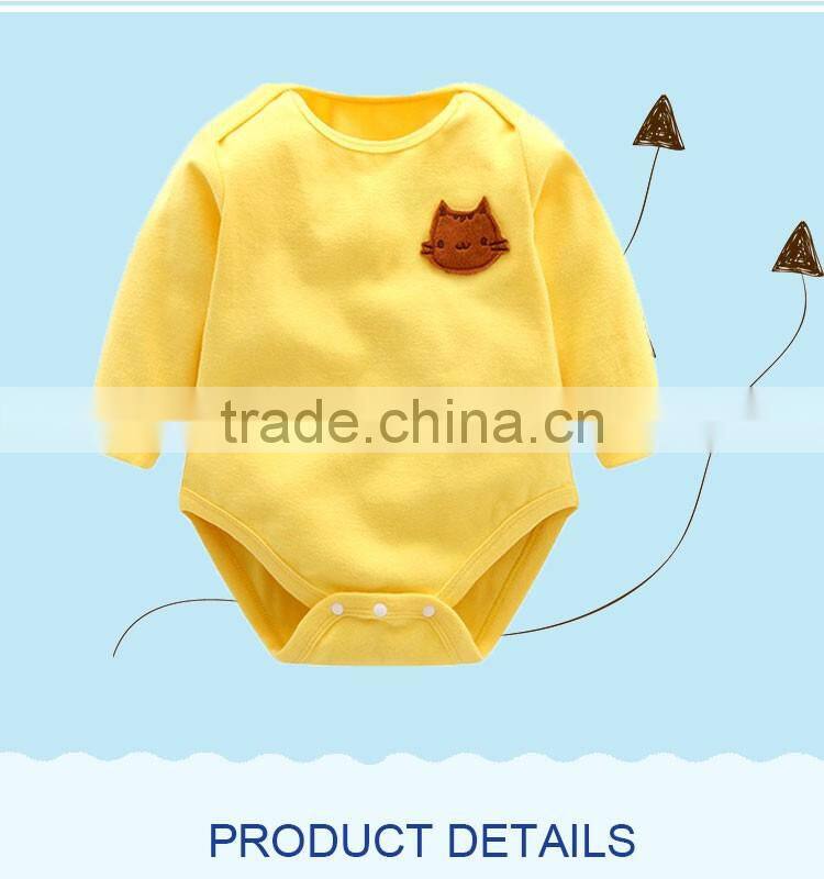 High Quality Cotton Summer Baby Rompers Long Sleeve Kids Bodysuit