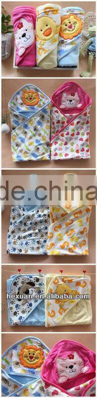 Animal Shapped 100% Cotton Baby Blanket, Good quality baby Blanket