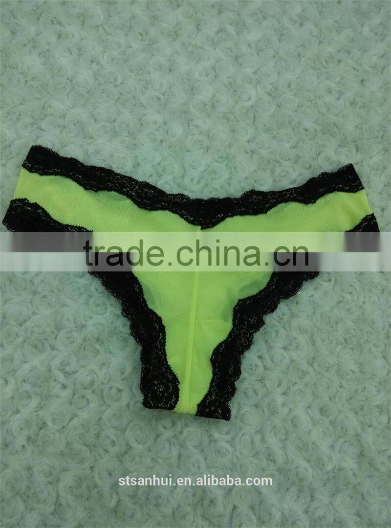 Extreme hot transparent panty,women sexy image mesh brief underwear, factory wholesale sex lingerie