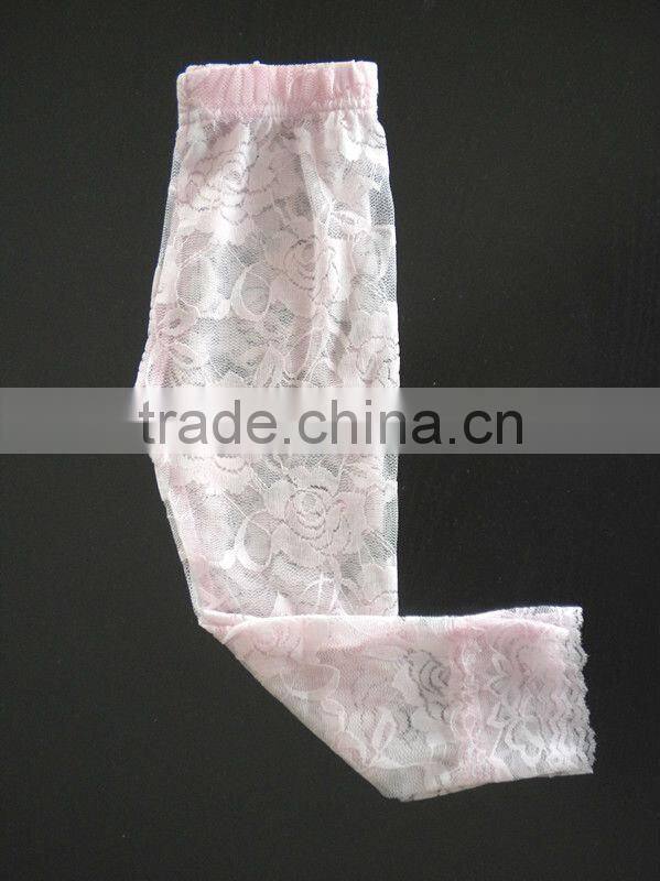 Wholesale Baby girl ruffle Lace legging baby girl lace tight