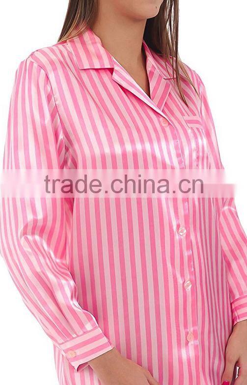 2017 China Silk Pajamas Wholesale Silk Sexy String Pajamas
