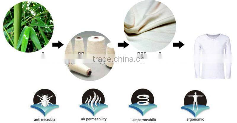 Plain slim fit black color bamboo t shirt for men / bamboo t shirt T12853