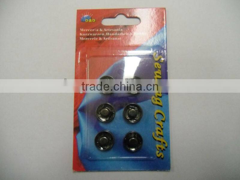 D&D Fancy Buttons Snap Fasteners durable sliver