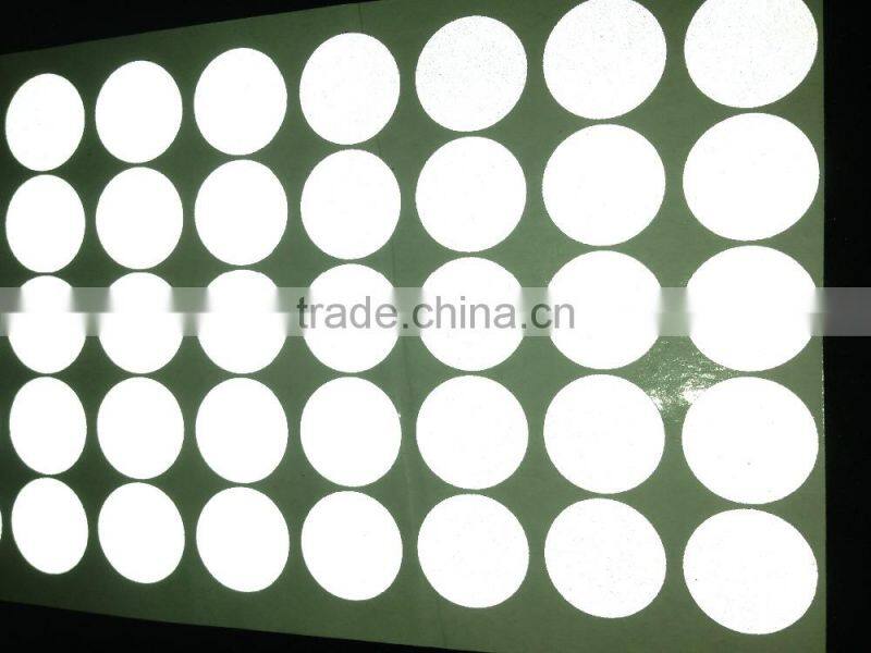 Promotional strong self-adhesive reflective bike sticker wheel decal with lamination for kids