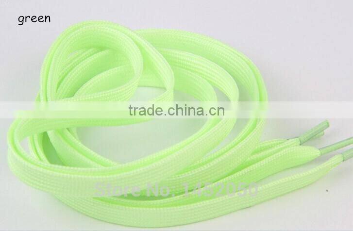Luminous Shoelaces Glow In The Dark Shoelaces Fluorescent Shoelace For Sport Flat Shoe 100cm * 5 Different Colors