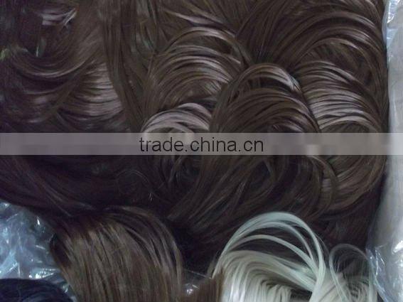 Wholesale synthetic hair extension weft