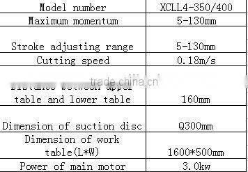 XCLL4-350/400 Travelling Travel Head Cutting Presses Machine For Shoe,Hydraulic Traveling Head Cutting Press