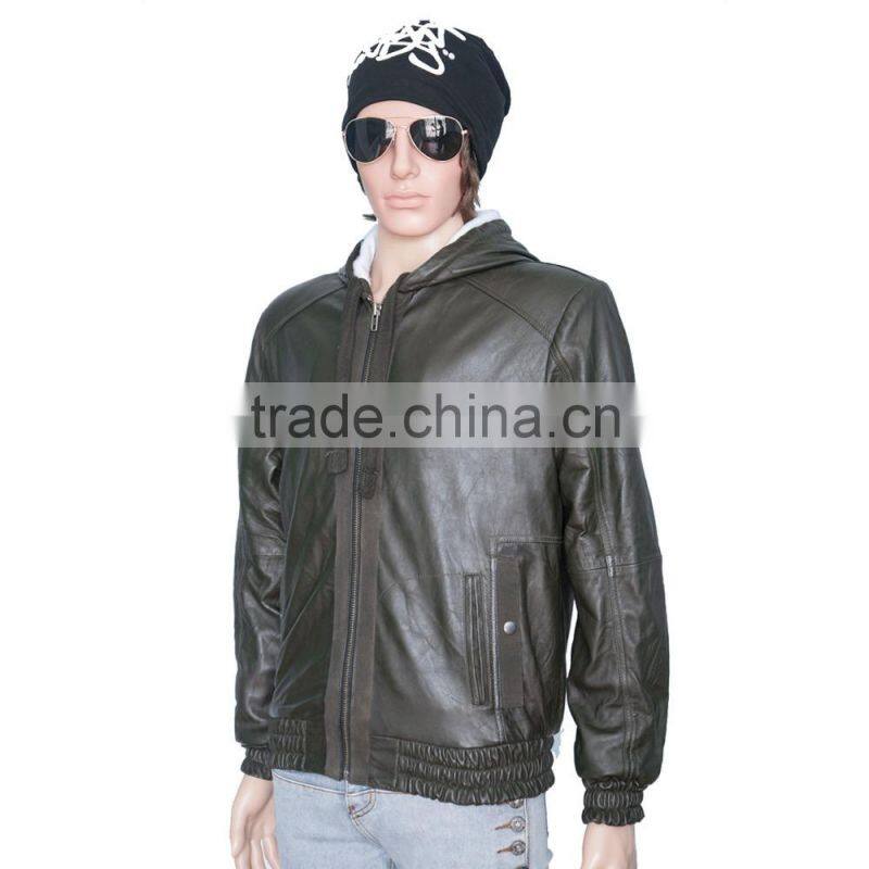 Leather Jacket with fur lining