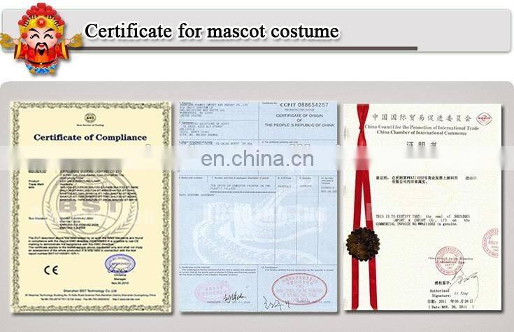 Hot sale mascot costumes china, used mascot costumes