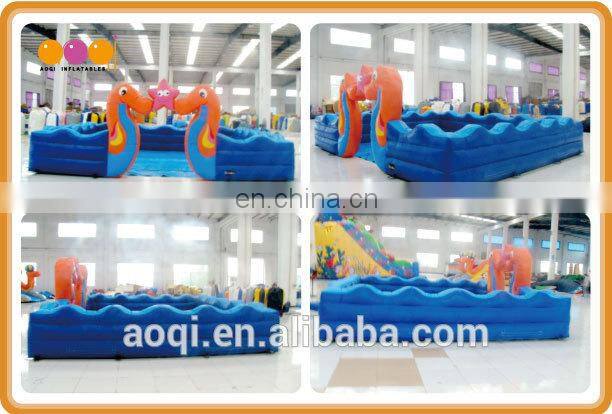 AOQI swan fun city /commercial inflatable fun city with free EN14960