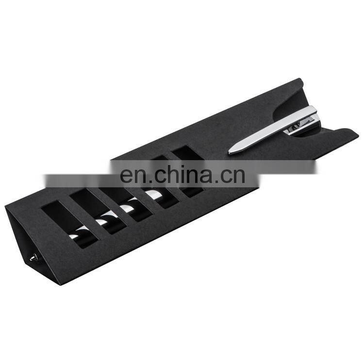 shiny metal ball pen with gift pouch RB170879