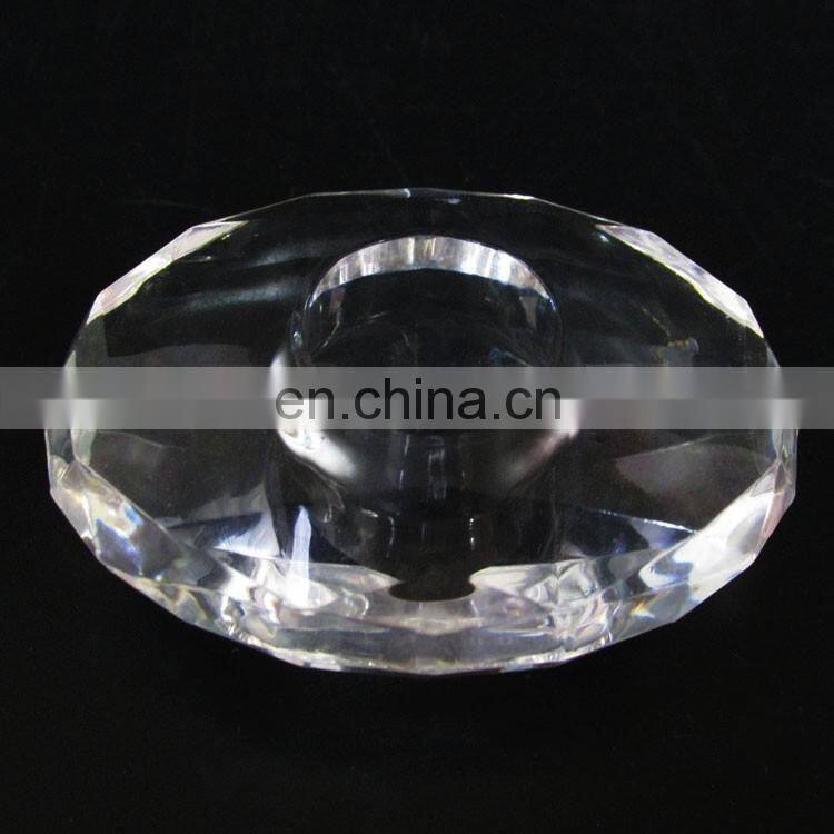 Crystal Oval Transparent Clear Acrylic Perfume Bottle Cap