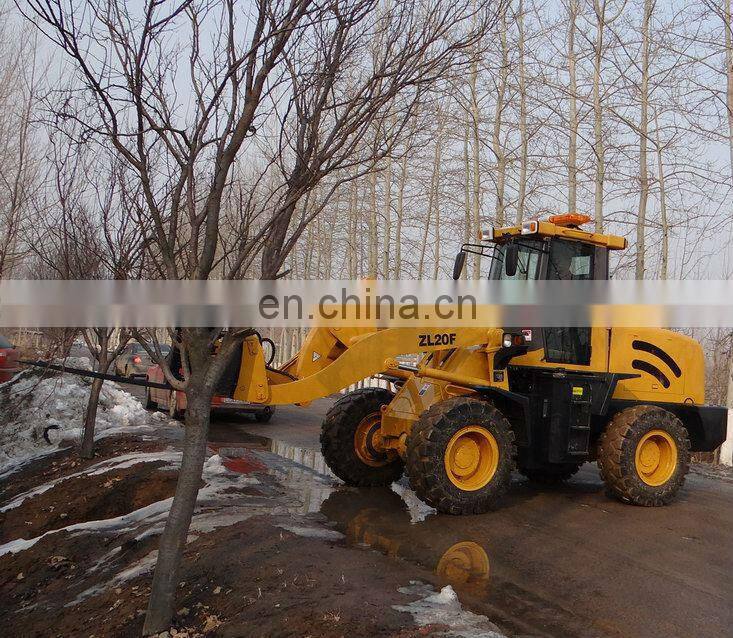 Construction equipment snow blower wheel loader ZL20F