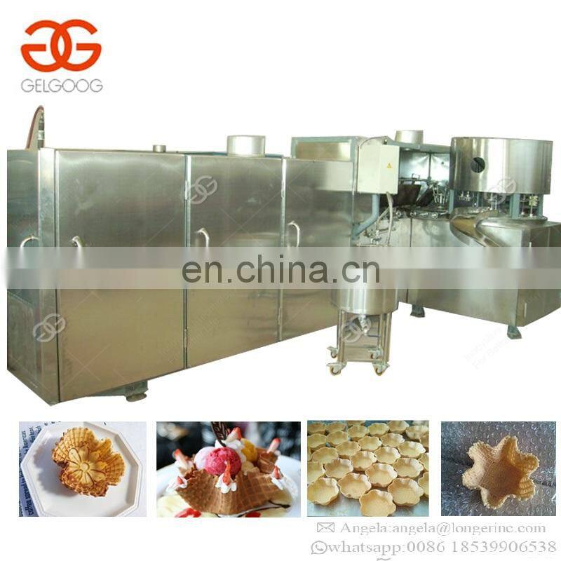 Industrial Semi Automatic Gas Heating Soft Wafer Bowl Making Machines Sugar Waffer Kono Pizza Cono Ice Cream Cone Maker Machine