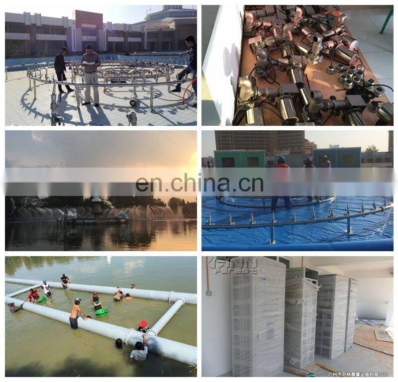 Outdoor water features led garden pillar fountain