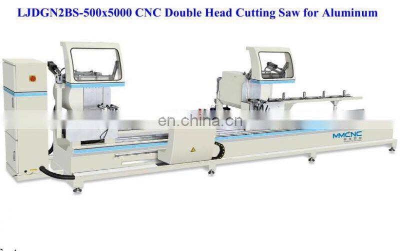 LJDGN2BS-500x5000 CNC Multi-function Double-head Mitre Saw,Aluminum curtain wall cutting saw