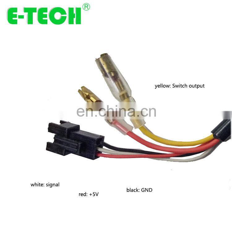 Twist throttle 24V/36V/48V with capacity display with lock key for electric bicycle scooter accessories