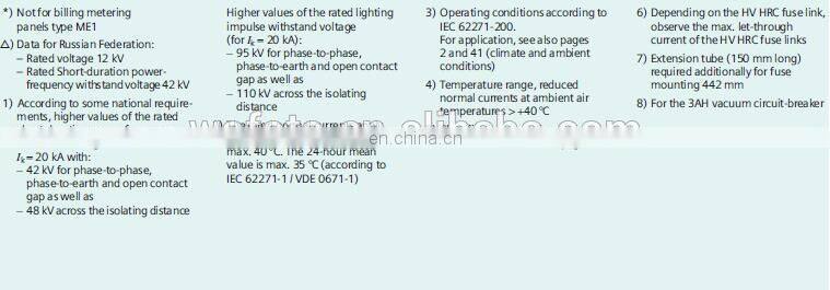 BDH10-RK1-U SIEMENS Medium Voltage Switchgear SIEMENS Switchgear