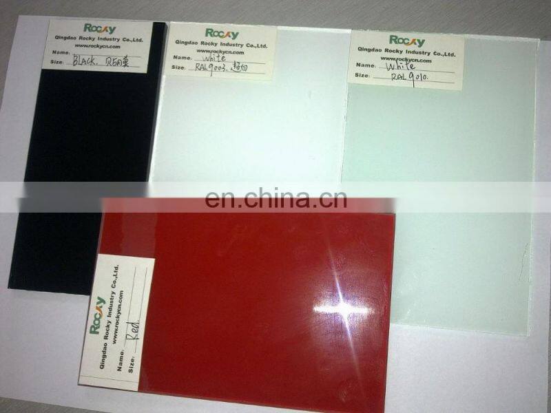 8mm clear toughened glass with polished edge