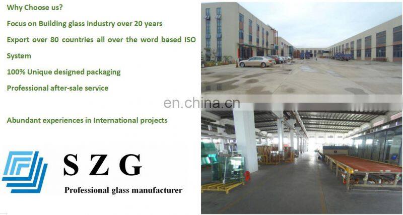 High quality safety frameless enclosure tempered glass shower door