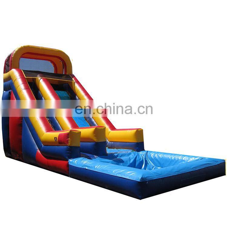Custom Large Kids Jumping Jumbo Inflatable Bouncer Water Slip n Slide Toys Combo With Pool for Sale