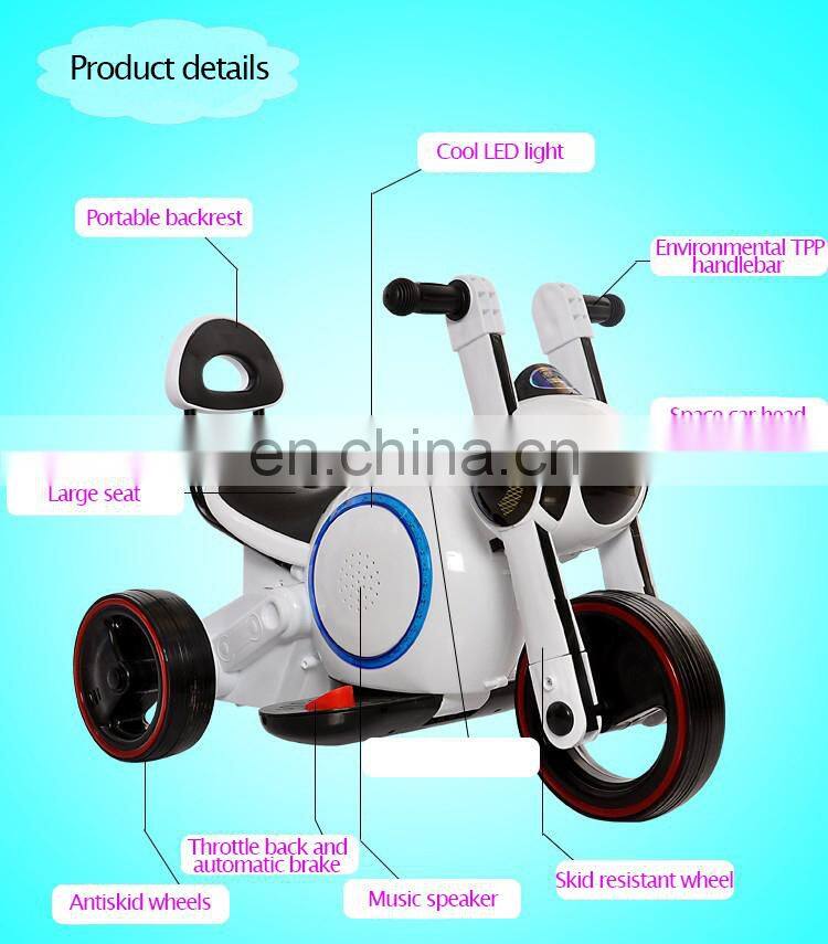 China Factory Wholesale Plastic Baby Motorbike 6v Children Toy Motorcycle For Kids
