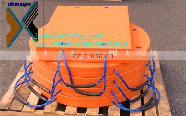 XINXING Yellow Color UHMWPE crane outrigger pad hiabs outrigger pads