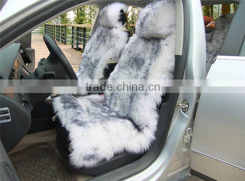 fashion desion sheepskin fur car seat cover wholesale