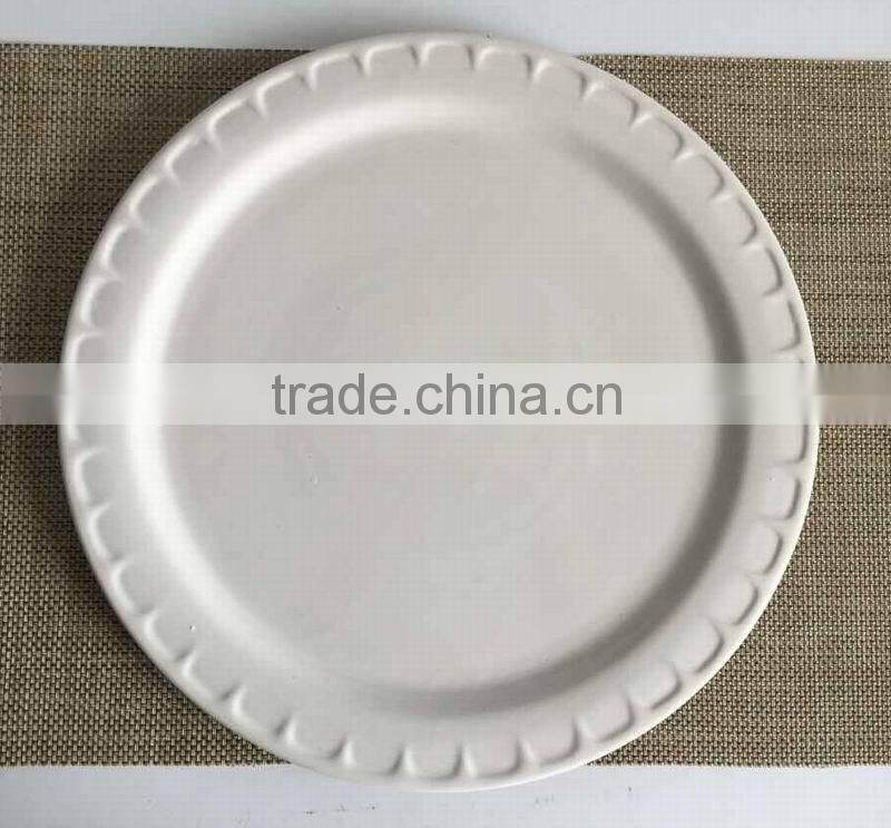 2015 high quality new Custom Logo Ceramic Pizza Plate