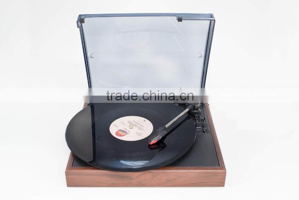 DS-2018:Simple Design! Vintage Vinyl Record Player with PC Recording