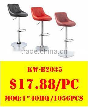 WorkWell Promotional pvc steel bar stools(Kw-B2017)