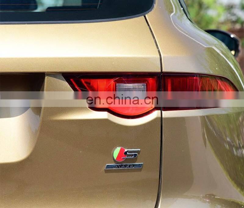 For Jaguar XF XE XJL F-PACE AWD S Type Fender Rear Lid Truck Boot Emblem Badge Sticker Car Accessory