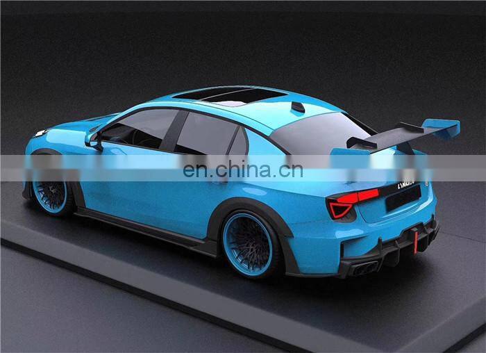 Runde For Lynk & Co 03 Upgrade Robot Style Newest Body Kit Front Lip Rear Diffuser Spoiler Side Skirts Wide Wheel Eyebrows