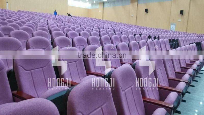 Cheap Theater furniture type foldable auditorium chair HJ63-E