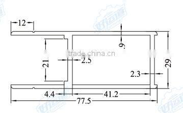 05421 Aluminum Alloy Truck Floor / Refrigerated truck body flooring / Aluminum T track flooring for truck body flooring