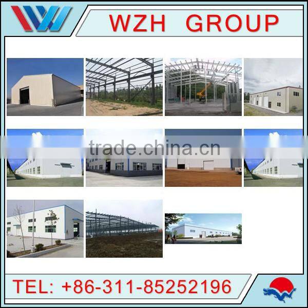 prefab high rise light steel structure building / steel structure car garage