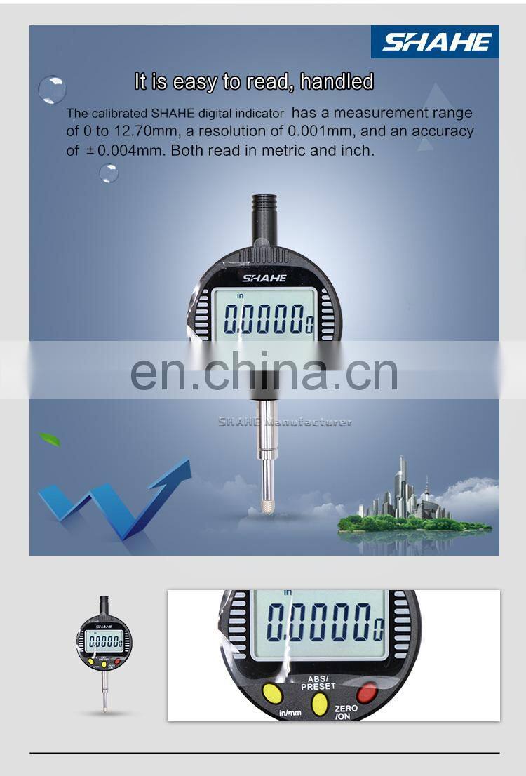 SHAHE 0-10 mm 0.001 mm Digital Indicator electronic indicator Digital Dial Indicator