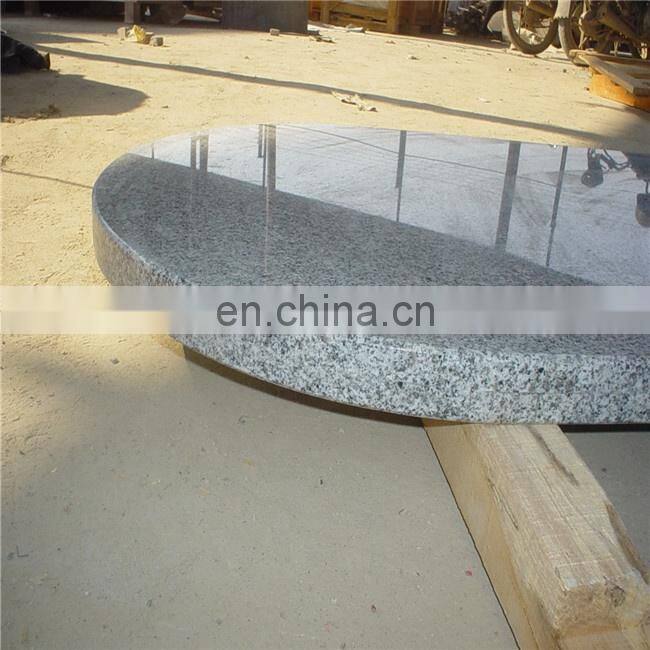 Beauty white granite half round bar counter