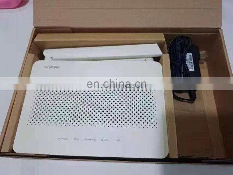 Hua Wei Modem Router HS8546V5 GPON ONT with 4GE Ports 2.4G 5G Dual-Band WiFi, 5DBI big antennas