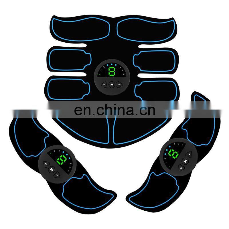 EMS Muscle Stimulator abs Abdominal Muscle Toner Body Fitness Shaping Massage Patch Sliming Trainer