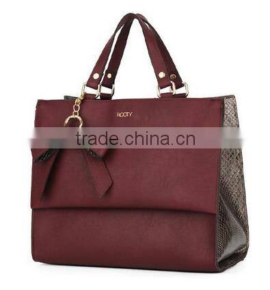 new fashion lady handbag fashion pu hand bag