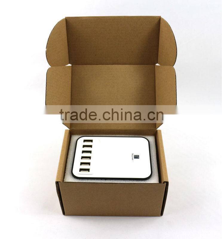 Hot sale portable 6 ports USB Charger with 40W(5V/8A) from Trulyway