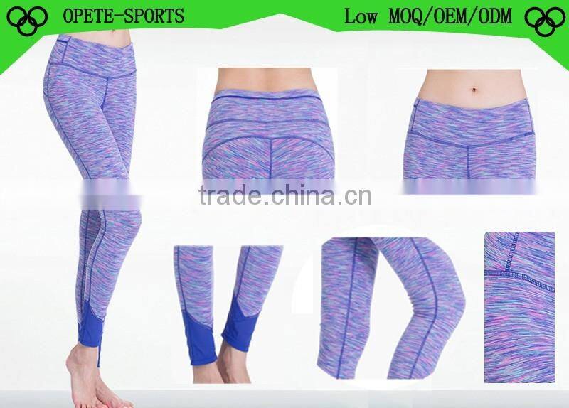 (OEM/ODM Factory)Wholesale Dry Fit yoga pants for women,Custom fabric