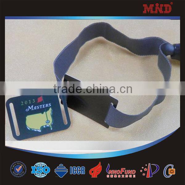 MDW204 Custom Design One Time Use Disposable NFC Woven RFID Wristband for Event