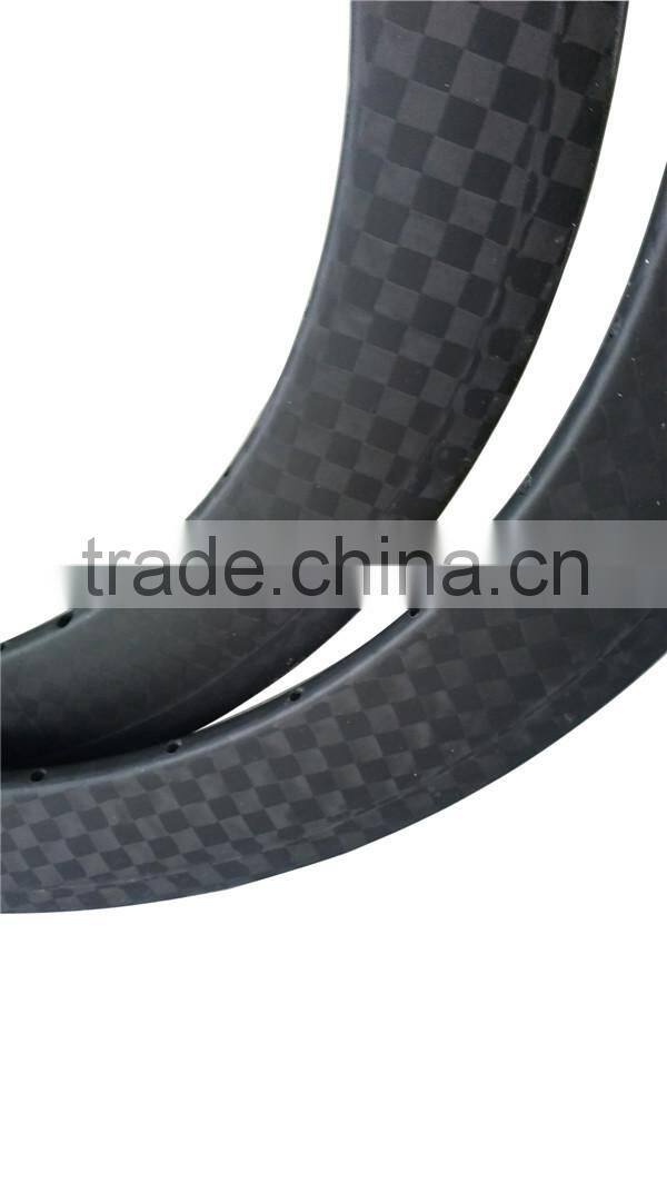 carbon folding bike rim 20" clincher rims U shape bike rim 451mm bmx bicycle wheel 20inch 50mm clincher rim