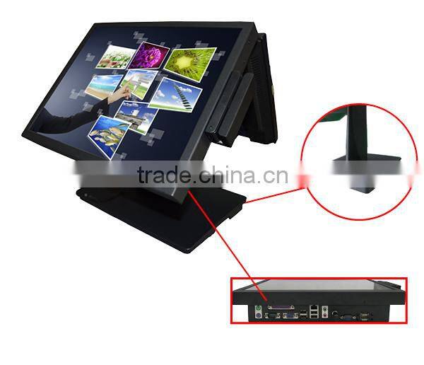 15 inch All in One PC Computer with 10 inch 2nd LCD monitor